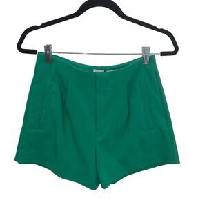 A New Day High Rise 4” Stretch Green Midi Dress Shorts Size: 2